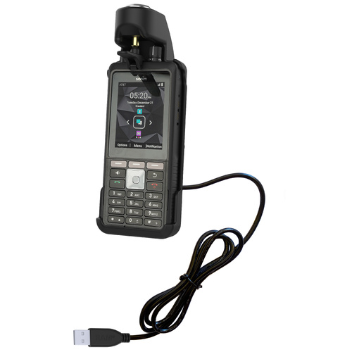 RAM EZ-Roll'r™ Powered Locking Dock for Sonim XP5plus