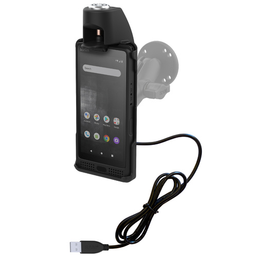 RAM EZ-Roll'r™ Powered Locking Dock for Sonim XP10