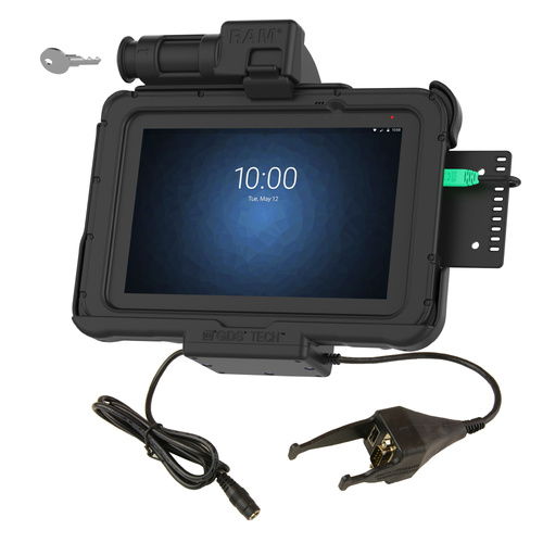 GDS Key Locking Power + Data & DB9 Dock for Zebra ET5x 8.3" & 8.4"