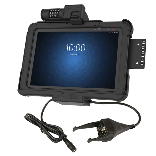 RAM-HOL-ZE11PDCL-DB9U ::GDS Combo Locking Power + Data & DB9 Dock for Zebra ET5x 10.1" Series
