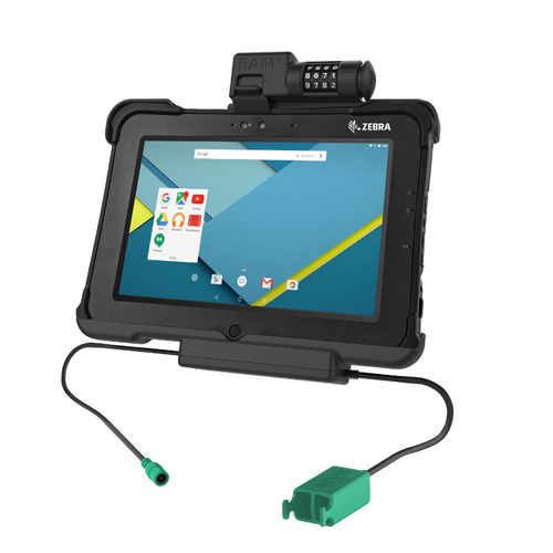 GDS Combo Locking Power + Dual USB Dock for Zebra XSLATE L10