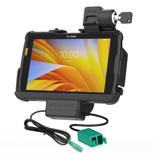 Locking RAM Tough-Dock™ Power + Dual USB for Zebra ET4x 8" Tablet