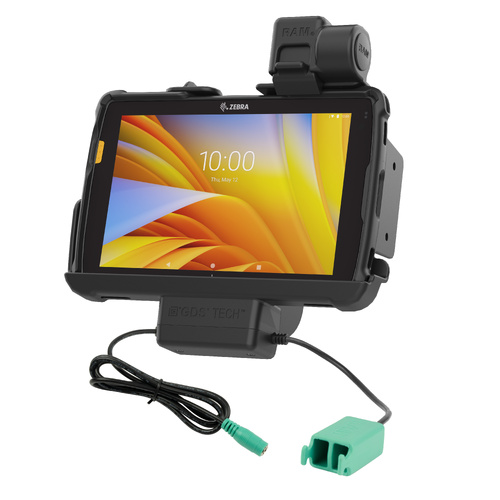 RAM Tough-Dock™ Power + Dual USB with Latch for Zebra ET4x 8" Tablet