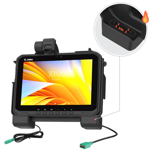RAM Power + Data Dock for Zebra ET6x - Heated Pins