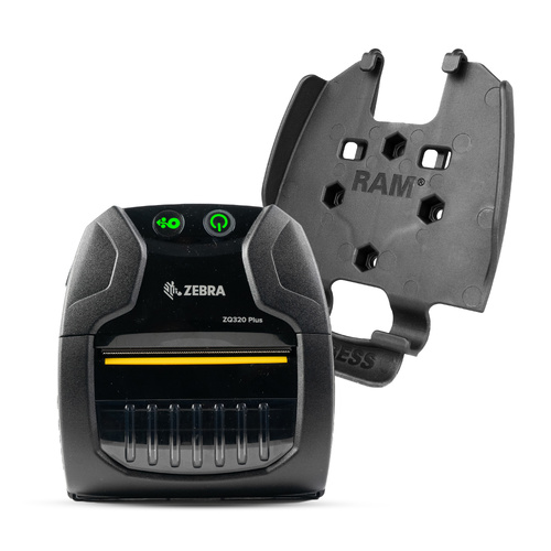 RAM Quick Release Printer Holder for Zebra ZQ320 Series
