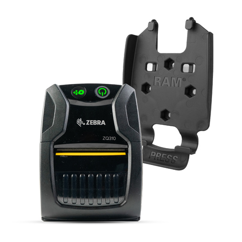 RAM Quick Release Printer Holder for Zebra ZQ310 Series