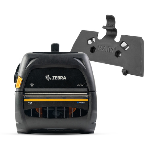 RAM Quick Release Printer Holder for Zebra ZQ521 Series