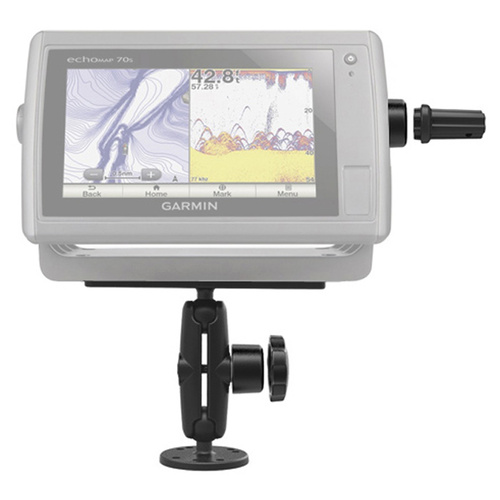 RAM-SG-B-111U :: RAM Pin-Lock™ Marine Electronic Mount with Gimbal Knob - B Size Medium