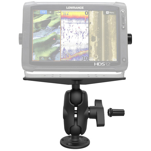 RAM-SG-D-111U-C :: RAM Pin-Lock™ Marine Electronic Mount with Gimbal Knob - D Size Short