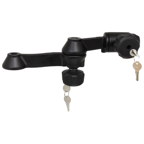 RAM-VB-110-4LU :: RAM 12" Locking Double Swing Arm with Swivel Socket