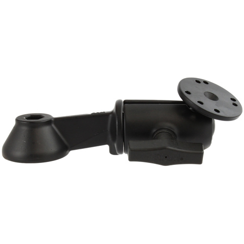 RAM-VB-110-5-DIS1U :: RAM 6" Single Swing Arm with Round Plate