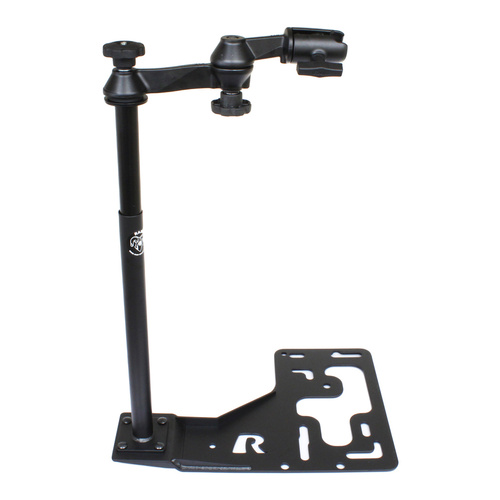 RAM-VB-168-TRI1 :: RAM No-Drill™ Universal Mount for Heavy Duty Trucks with Socket Arm