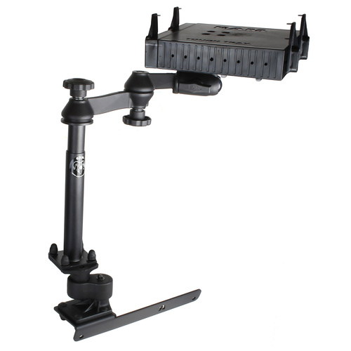 RAM No-Drill™ Laptop Mount with Flat Arms for '12-25 Ram 2500-5500