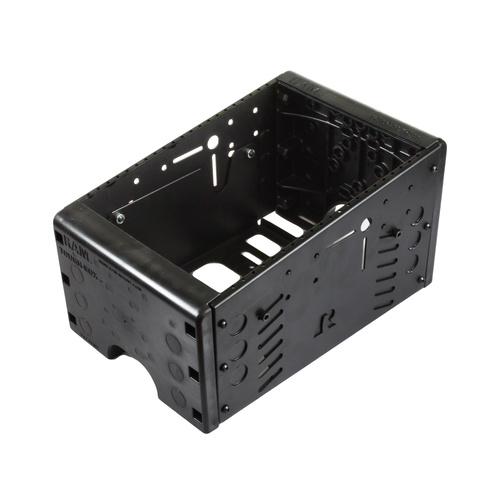 RAM-VC-13 :: RAM Tough-Box 13" Console with 11" Faceplate Area and Adjustable Plate