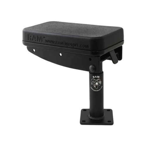 RAM-VC-ARM1 :: RAM Tough-Box™ Console Telescoping Armrest with 5" Lower Pole
