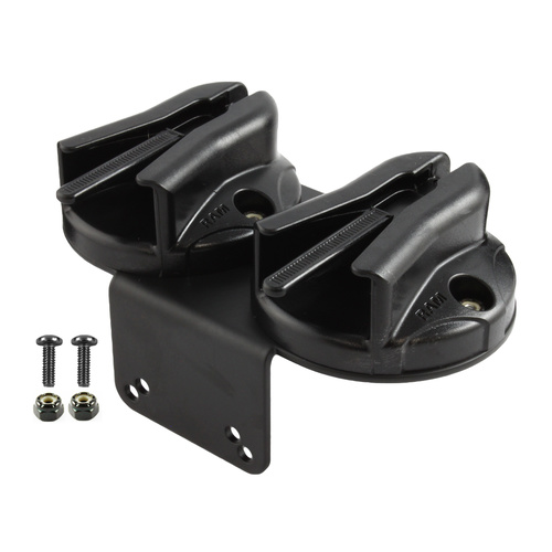 RAM-VC-MC2 :: RAM Double Microphone Clip with 90-Degree Bracket for RAM Tough-Box