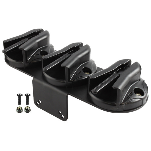 RAM-VC-MC3 :: RAM Triple Microphone Clip with 90-Degree Bracket for RAM Tough-Box