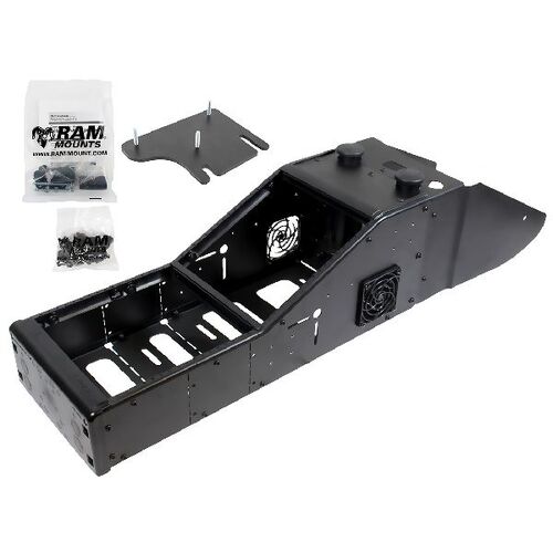 RAM-VCA-112 :: RAM TOUGH-BOX ANGLE CONSOLE CHARGER