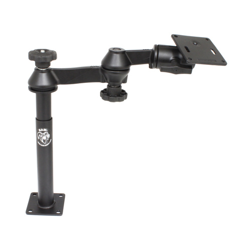 RAM-VP-SW1-89-2461 :: RAM Tele-Pole™ with 8" & 9" Poles, Swing Arms & 75x75mm VESA Plate