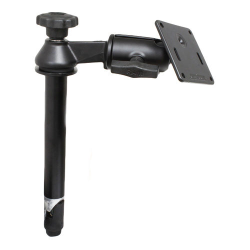 RAM-VP-SW2-8-2461 :: RAM 8" Upper Pole with Single Swing Arm & 75x75mm VESA Plate