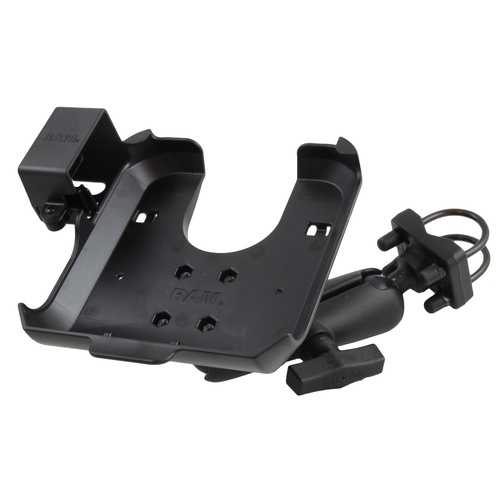 RAM-VPR-106-1 :: RAM Printer Cradle with U-Bolt Mount for Brother RuggedJet + More