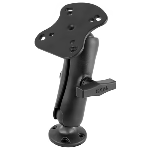 RAP-107U :: RAM Composite Double Ball Mount for Humminbird, Matrix + More