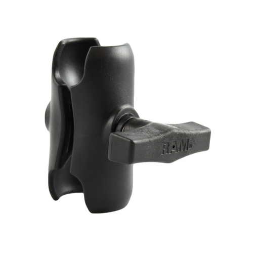 RAP-201U-B :: RAM Composite Double Socket Arm - C Size Short