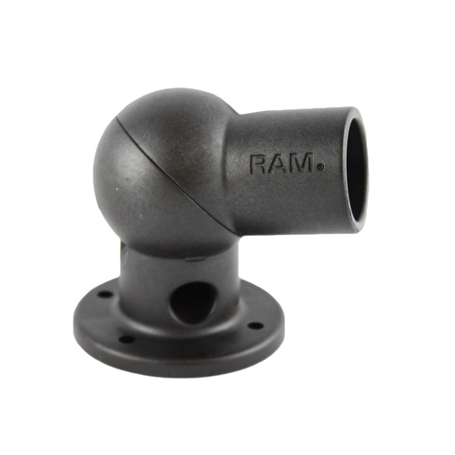RAP-288U :: RAM Adjustable Angle Base with Round Plate and PVC Pipe Socket