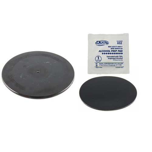RAP-350-35BU :: RAM Black 3.5" Adhesive Plate for Suction Cups