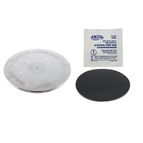 RAP-350-35U :: RAM Clear 3.5" Adhesive Plate for Suction Cups