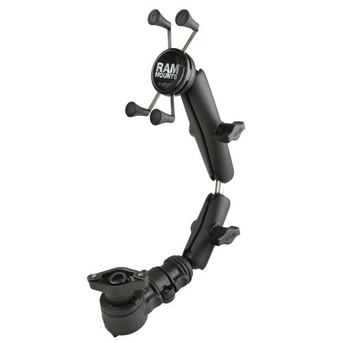 RAM Phone Mount for Wheelchair Armrests with Quick Release & Swivel