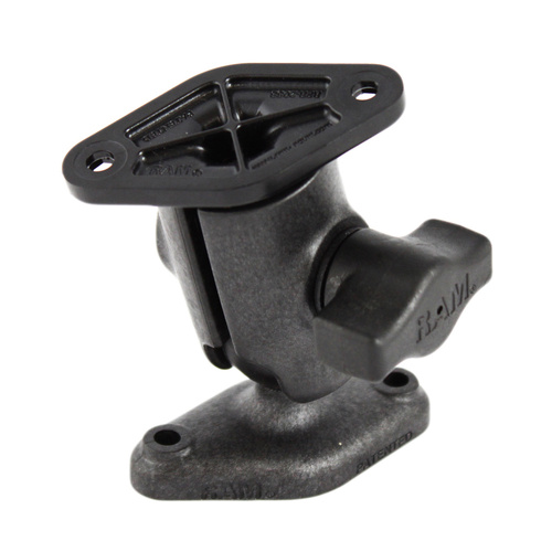 RAP-B-106 :: RAM Composite Single Ball Mount with Diamond Plate