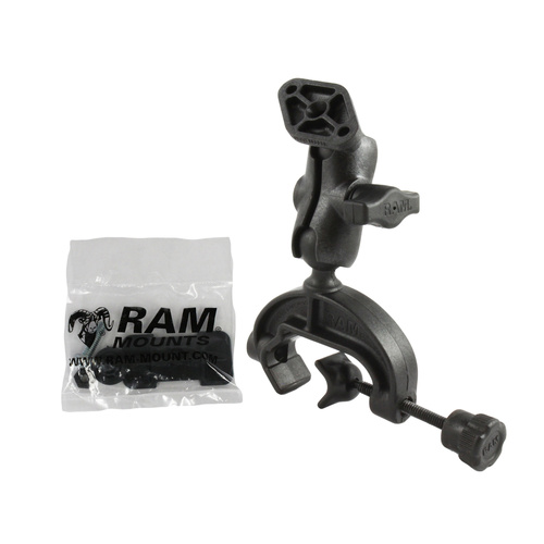 RAP-B-121-A-238U :: RAM Composite Yoke Clamp Mount with Diamond Plate - Short
