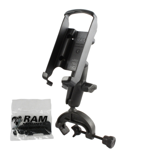 RAM Composite Yoke Clamp Mount for Garmin GPSMAP 76C, 96C + More