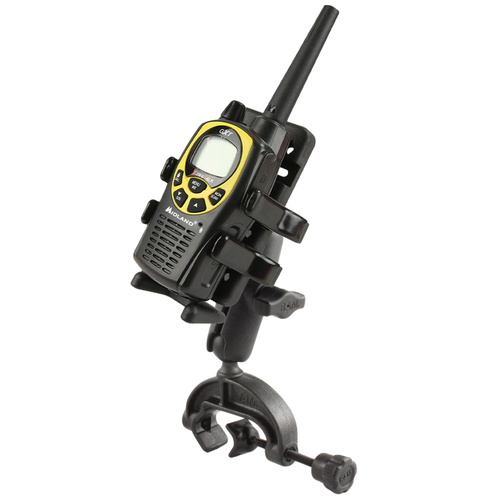 RAP-B-121-UN4U :: RAM Finger-Grip™ Universal Holder with Composite Yoke Clamp Base