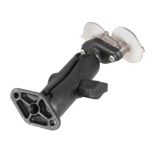 RAP-B-148U :: RAM High-Strength Composite Suction Cup Double Ball Mount