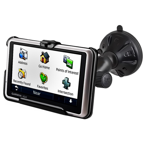RAM Twist-Lock™ Low-Profile Suction Mount for Garmin nuvi 1300 + More