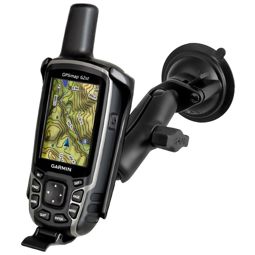 RAM Twist-Lock™ Composite Suction Cup Mount for Garmin Astro 320 + More