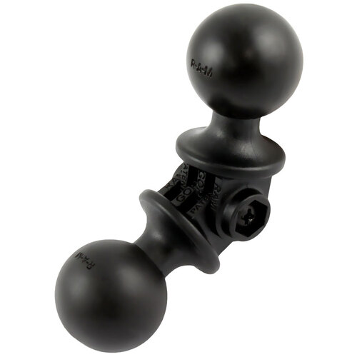 RAP-B-230-1U :: UNPKD RAM ADJ DOUBLE 1" BALL ADAPTER