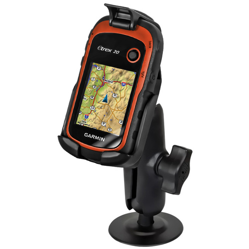 RAM EZ-Roll'r™ with Flex Adhesive Mount for Garmin eTrex 30 + More