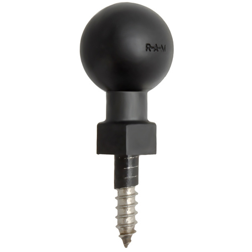 RAP-B-379U-25201L :: RAM Tough-Ball™ with 1/4"-20 Lag Bolt