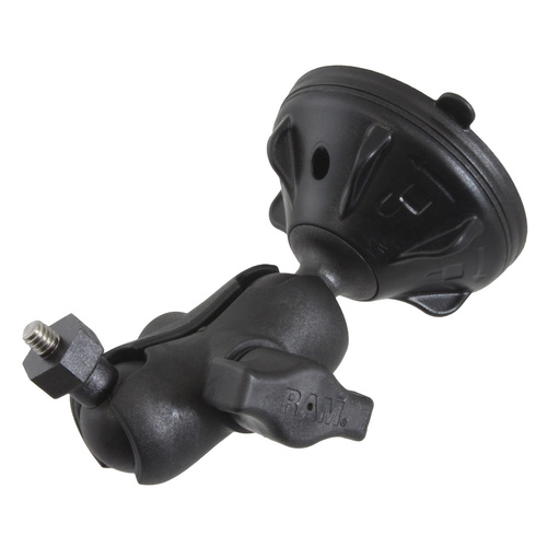 RAM Twist-Lock™ Low-Profile Suction Cup with 1/4"-20 Threaded Stud