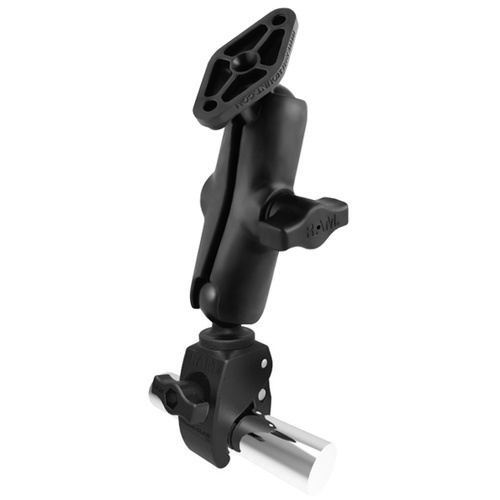 RAP-B-400-238U :: RAM Tough-Claw™ Small Clamp Mount with Composite Diamond Plate