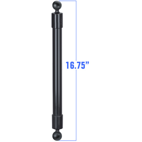 RAP-BB-230-18U :: RAM 16.75" PVC Pipe Extension with Ball Ends