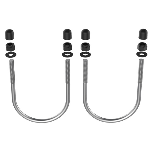 RAP-HAR-TRACK-BH-263U :: RAM U-Bolt Hardware for RAM Tough-Track™ 2.38" - 2.63" Rails