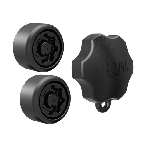 RAP-S-KNOB-109U :: RAM Pin-Lock™ Security Kit for Single Curved Swing Arms