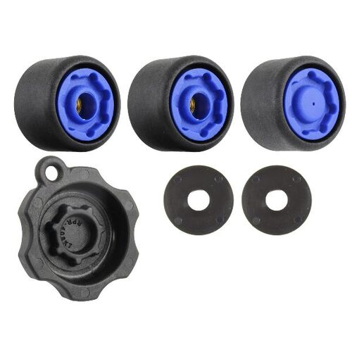 RAP-S-KNOB-VB-109-1U :: RAM SECURITY KNOB KIT FOR DBL SWING ARM