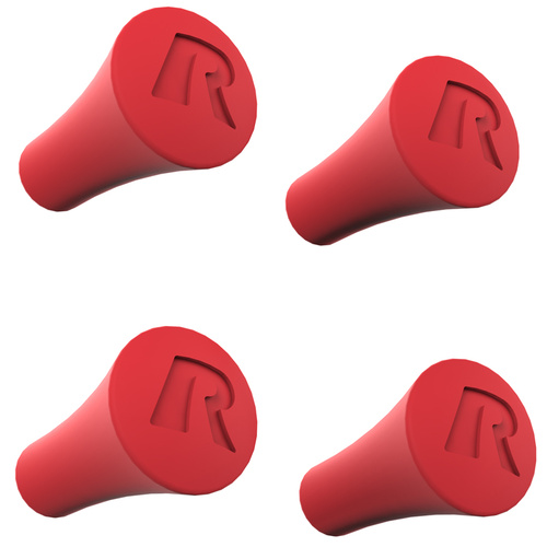 RAP-UN-CAP-4-REDU :: RAM X-Grip Red Rubber Cap 4-Pack