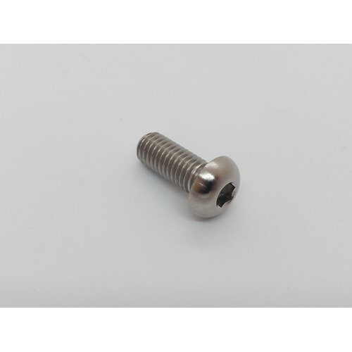 RaceFasteners M6 x 1 Titanium Button Socket Head Bolt (25mm)
