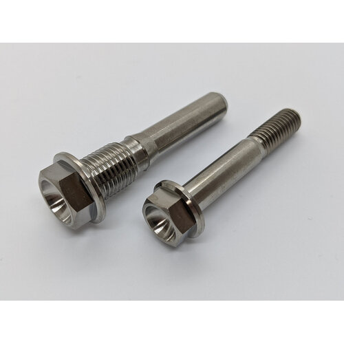 RaceFasteners Titanium Rear Caliper Hex Bolt Kit To Suit Yamaha MT-07 (2014 - 2017)